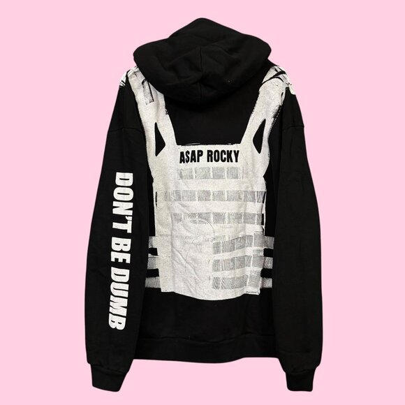 ASAP Rocky x AWGE American Sabotage Dont Be Dumb Hoodie 2XL - Picture 3 of 4